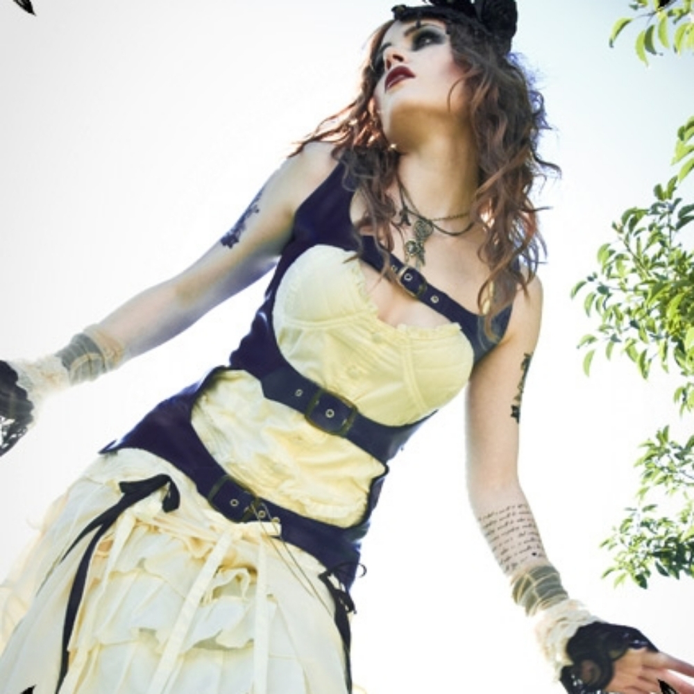 Alice En Deshabille - Blue Holster Corset